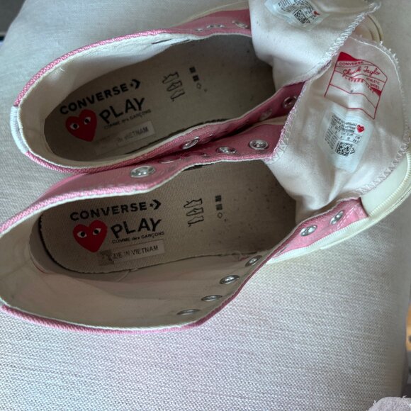 Comme des garçons x Converse Chuck 70 Heart High Top - M sz 6 - Picture 7 of 12